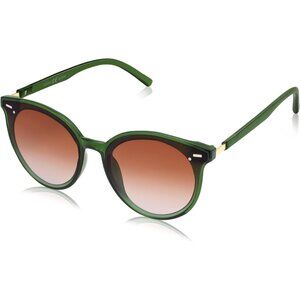 ⚡SOJOS Womens Transparent Green‎ Round Retro Vintage Large Frame Sunglasses